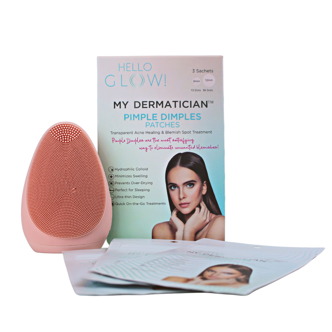 acne patch with sonic brush