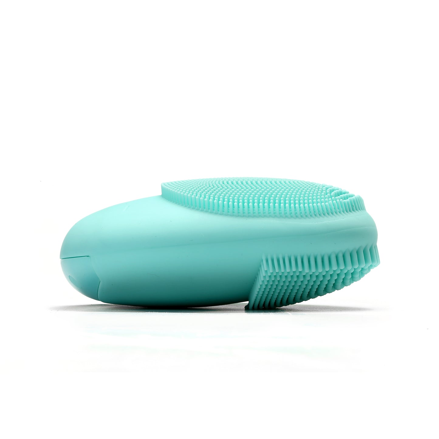 teal sonic brush from side