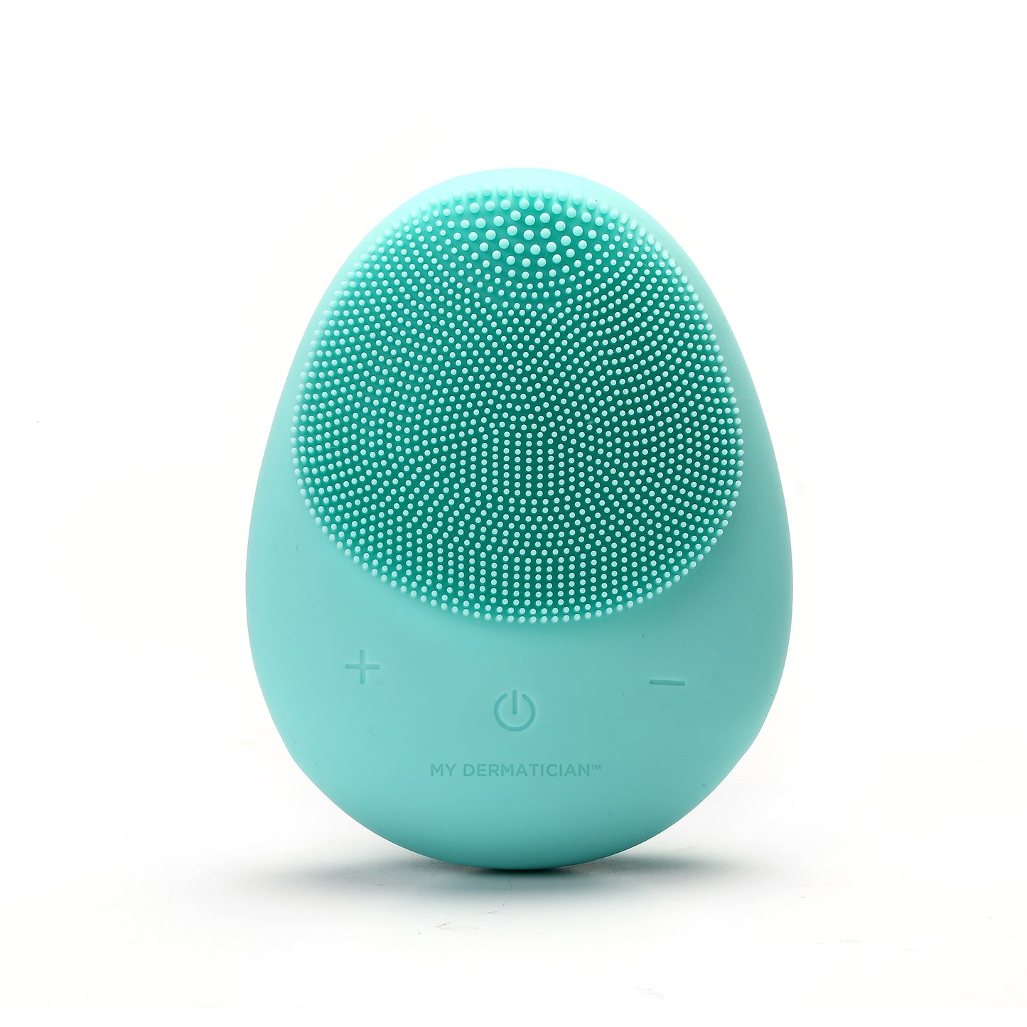 teal sonic brush from front